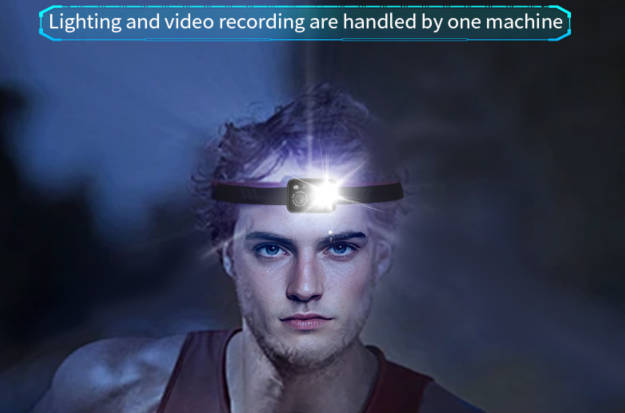 Head mounted lighting camera,Portable lighting.