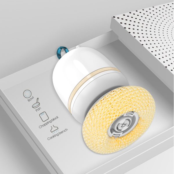 electric dish washing brush with soap dispenser