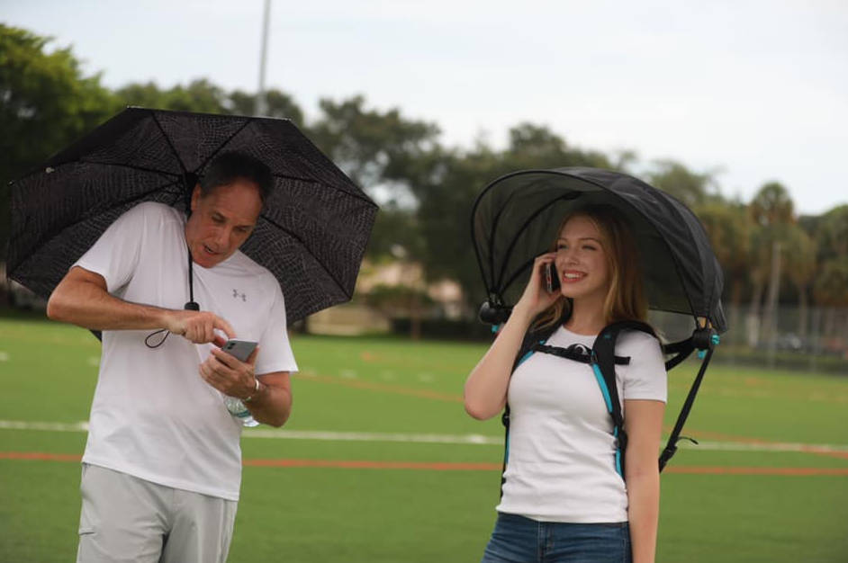 wearable umbrella Sunshade hands-free umbrella